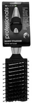 Clicks Professionals Nano Titanium Tunnel Vent Brush