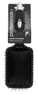 Clicks Professionals Nano Titanium Paddle Cushion Brush