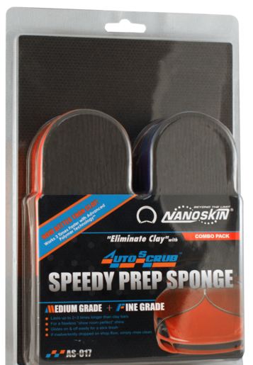 NANOSKIN  AUTOSCRUB Sponge Combo Pack - Medium Grade & Fine Grade