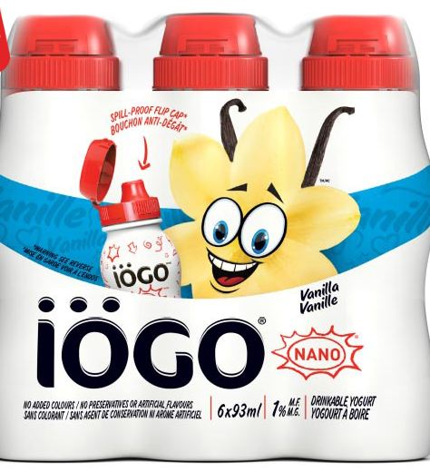 IÖGO 6*93 mL drinkable yogurt Vanilla