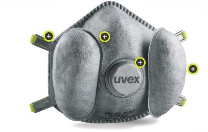 uvex silv-Air e 7330 FFP3 High Performance breathing protection mask