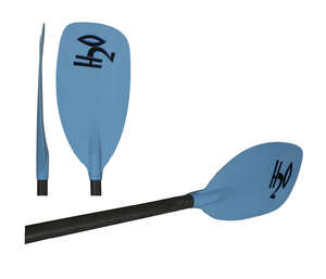 H2O-2 - Straight Fiberglass Shaft -Blue Blade - 45° Offset - 197cm
