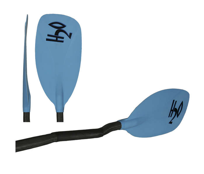 H2O-2 - Bent Texalium/Carbon Shaft - Blue Blade - Large Grip - 45° Offset - 191cm