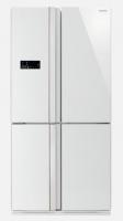 French Door Refrigerator with Glass White door finish 676L