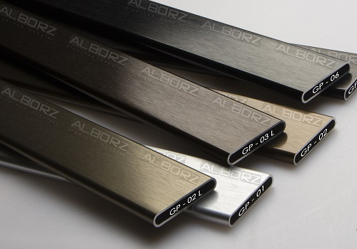Aluminum profiles with wear-resistant and corrosion-resistant
