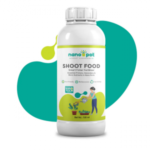 SHOOT FOOD - Nanotechnology based Essential Primary, Secondary & Micro nutrients | Foliar Liquid Fertilizer | Fast Absorbing | All Plants