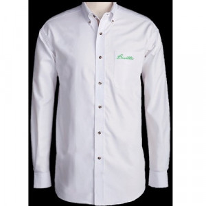 Hydrophobic and antibacterial cotton-polyester shirt