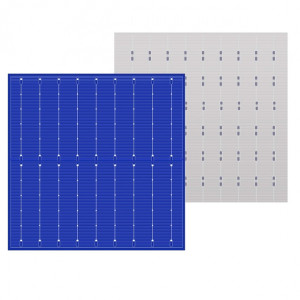 166mm 9bb poly solar cells