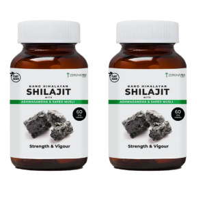 Zeroharm Himalayan Shilajit With Ashwagandha Tablets