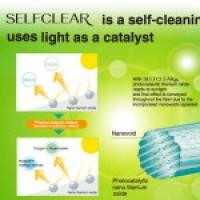 Photocatalytic fiber (SELFCLEAR®)