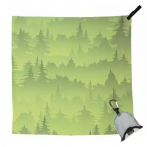 PackTowl Nano Towel Green Trees