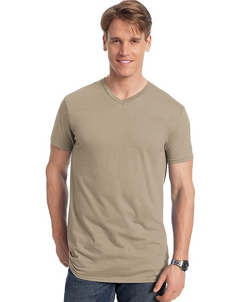 Hanes Men's Nano-T V-Neck T-Shirt