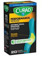 Curad Performance Series™ Assorted Colors, Standard Size Antibacterial Bandage