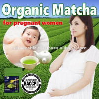 Organic matcha preserve one's health for pregnant woman.