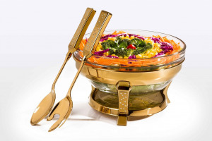 Gold Salad Dish