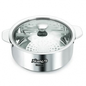 Stainless Steel Insulated Roti Saver Casserole with Coaster